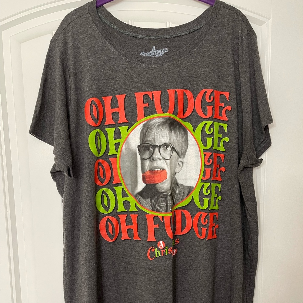 Torrid Christmas Story Tee Size 3X Ralphie Oh Fudge Plus Size